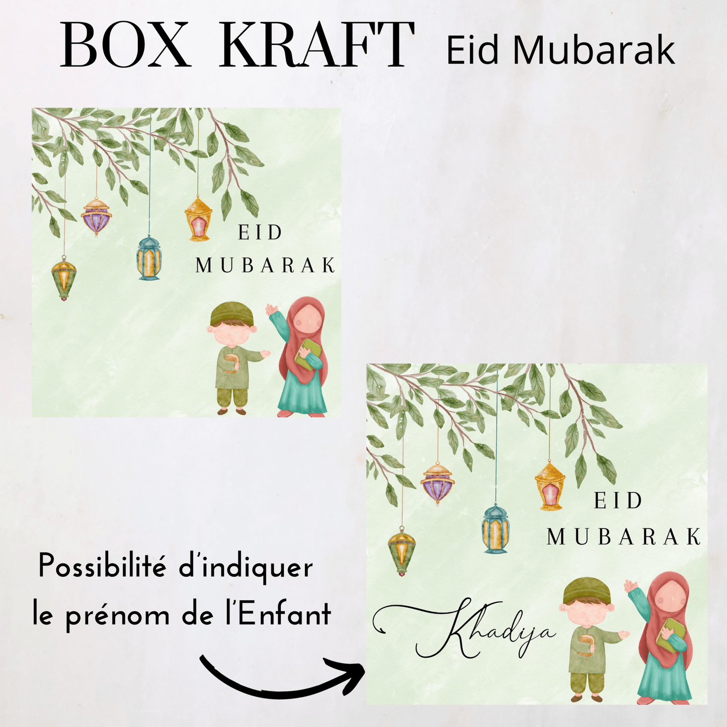Boîte Enfant type « Happy Meal » - L’Atelier Personnalisé