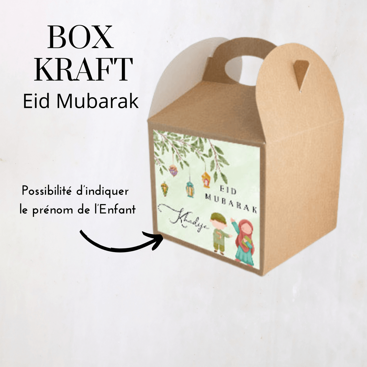 Boîte Enfant type « Happy Meal » - L’Atelier Personnalisé