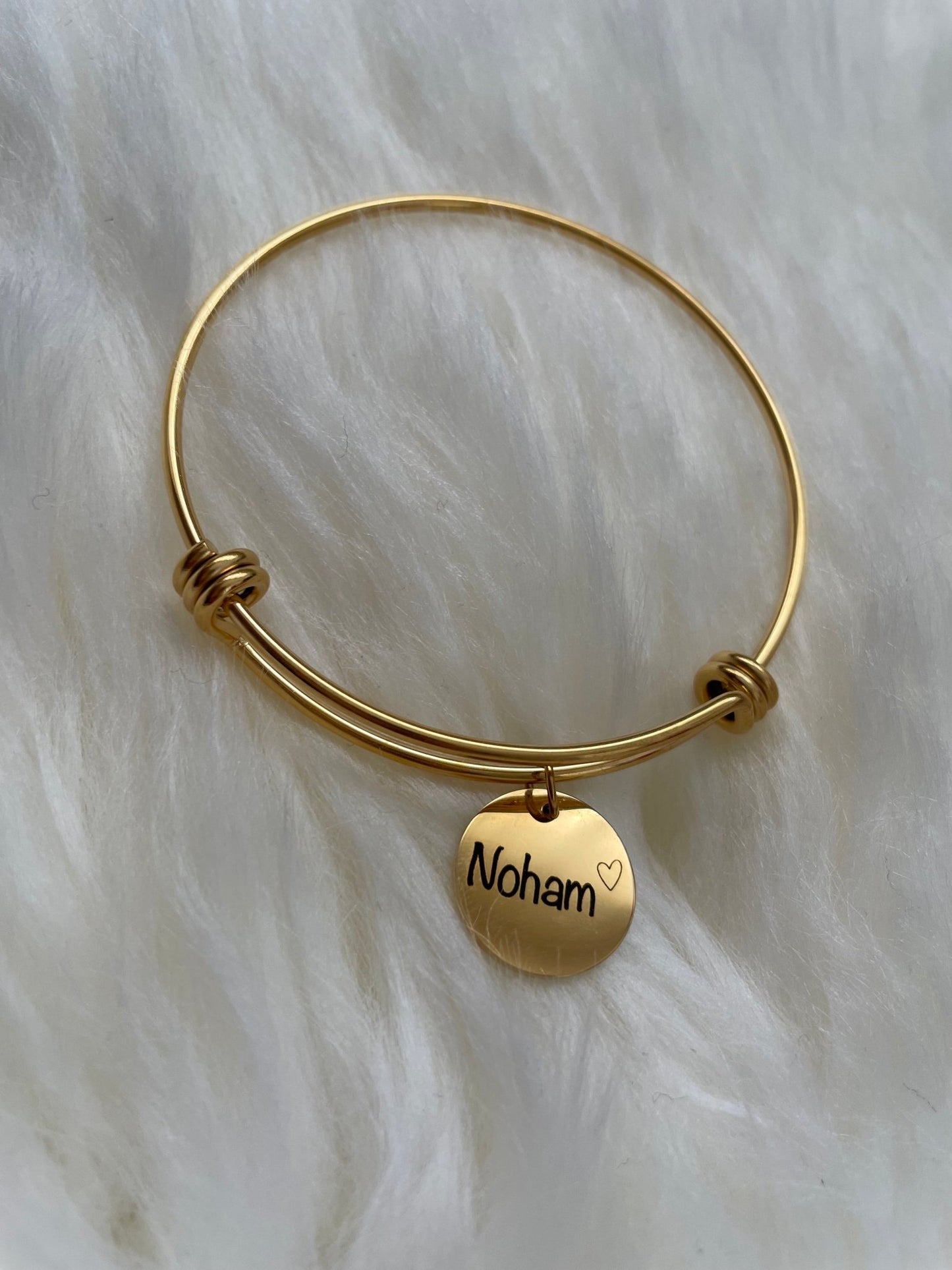 Bracelet acier inoxydable personnalisé avec médailles - L’Atelier Personnalisé