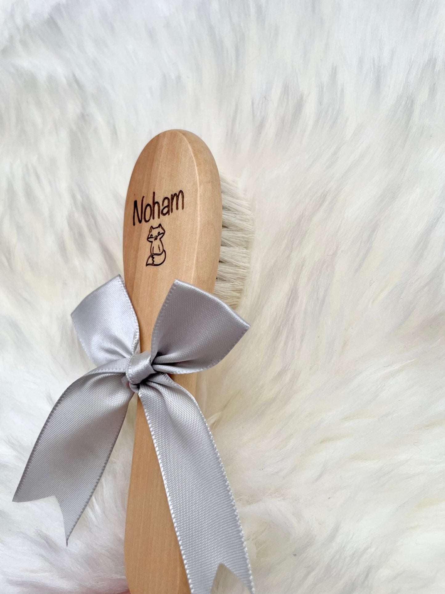 Brosse cheveux bébé personnalisée - L’Atelier Personnalisé