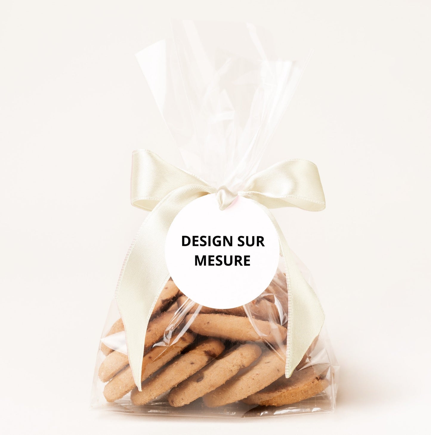 Lot de 12 Etiquettes rondes perforées Design sur mesure - L’Atelier Personnalisé