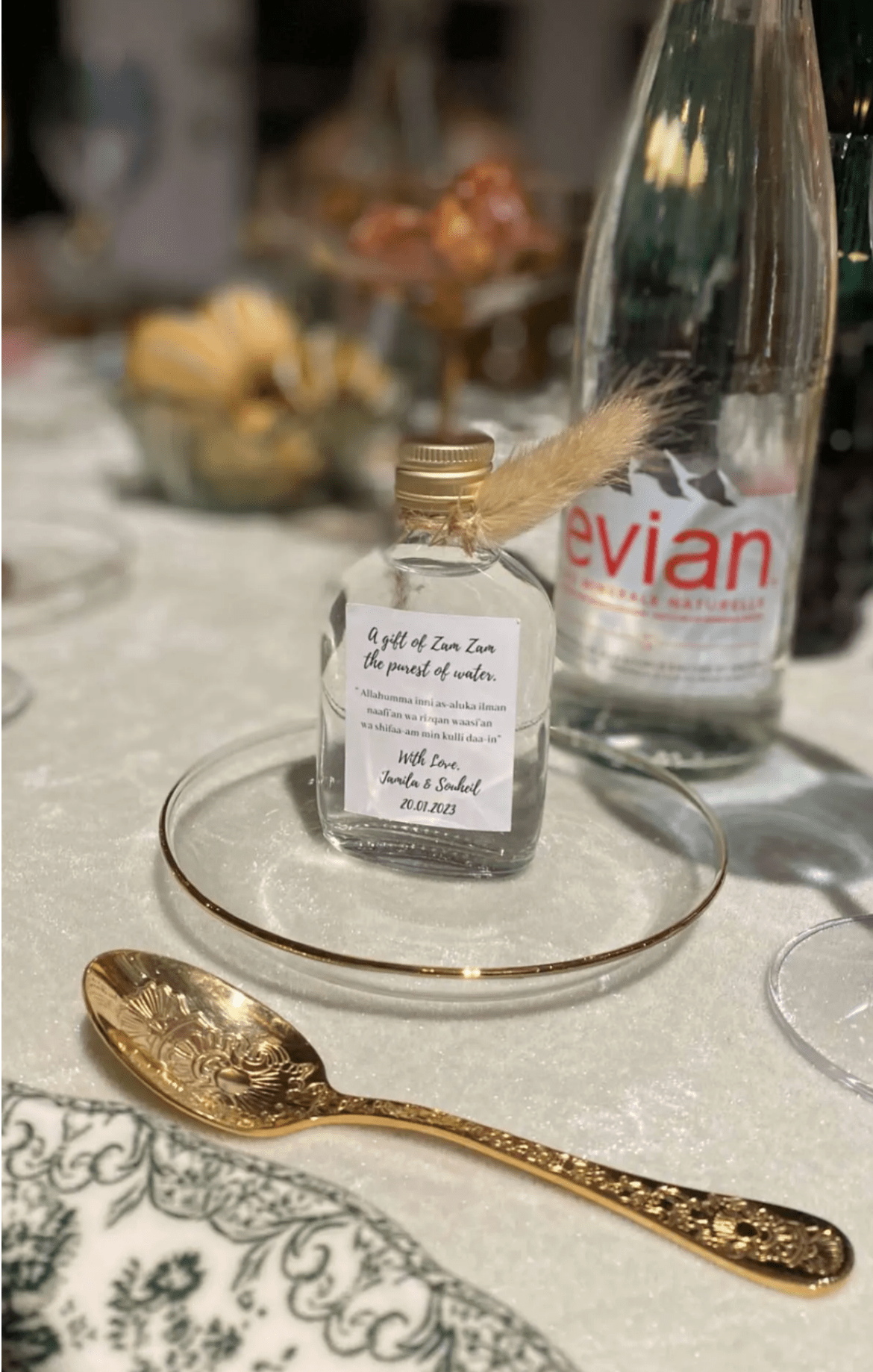 Lot'Etiquettes pour fiole d'eau de Zem Zem - L’Atelier Personnalisé