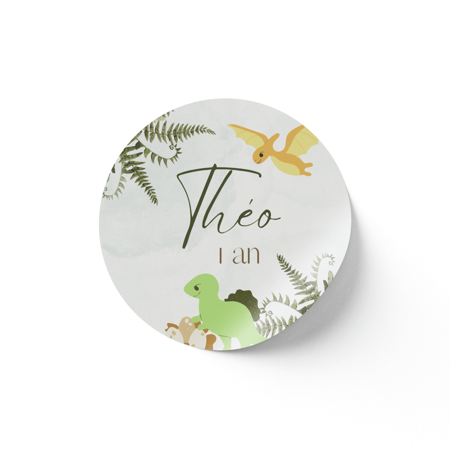 Stickers autocollant Dinosaure - L’Atelier Personnalisé