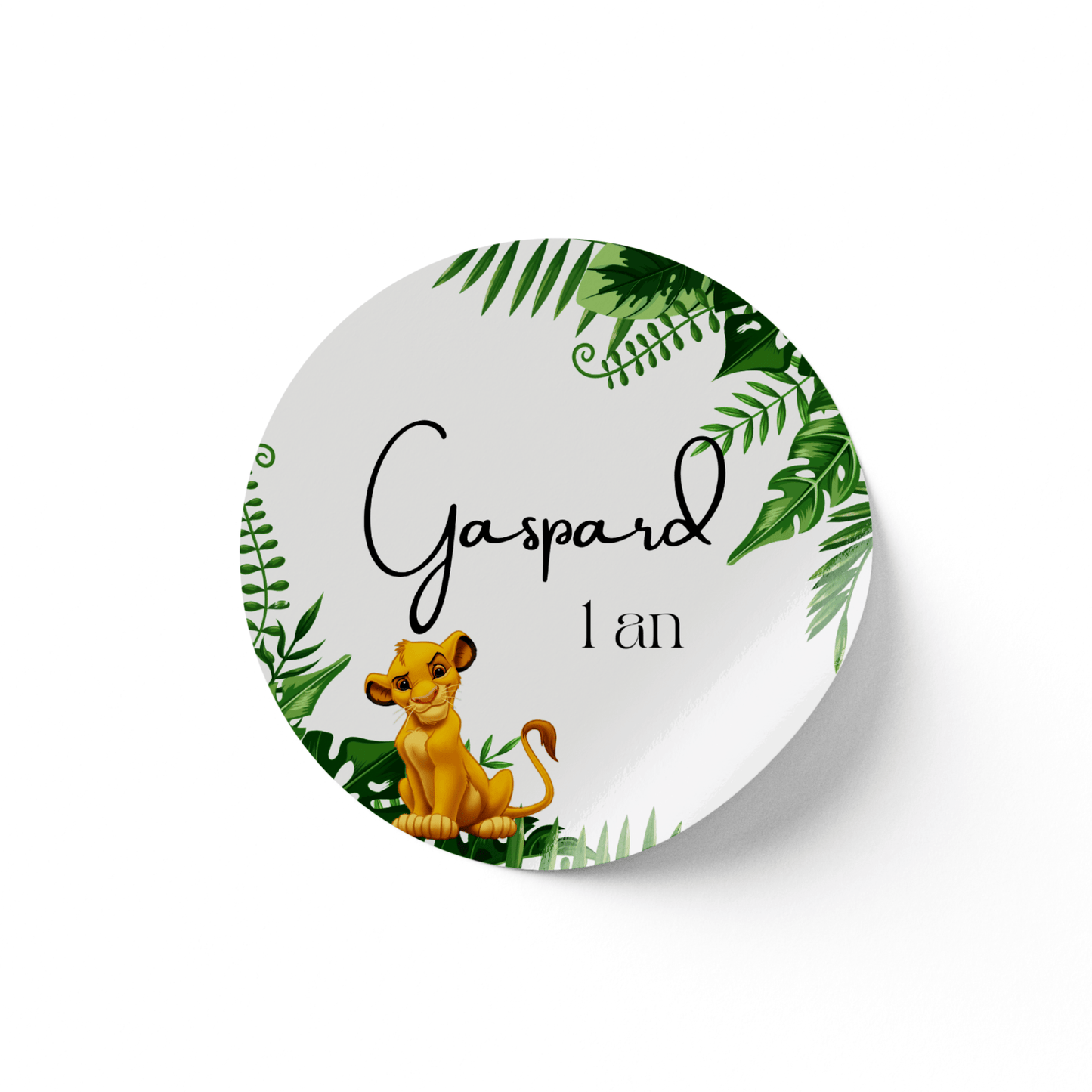 Stickers autocollant Simba Le Roi Lion - L’Atelier Personnalisé