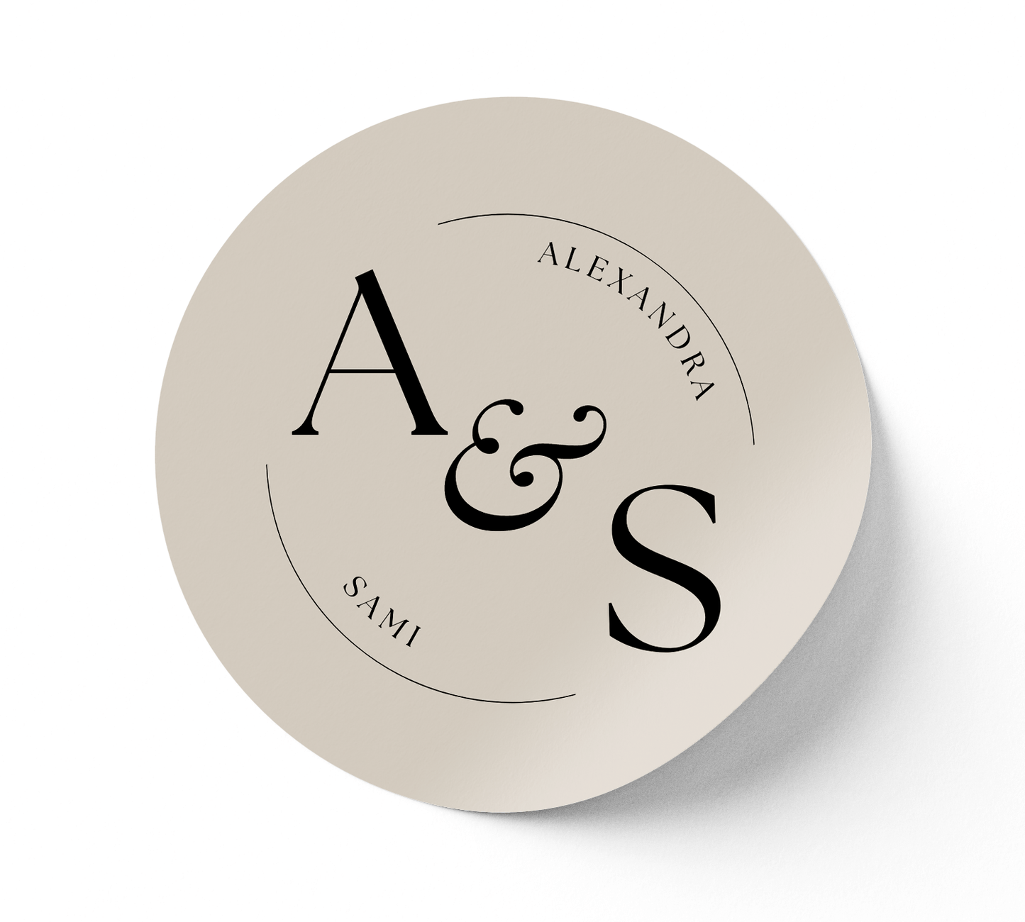Stickers mariage BiColor - L’Atelier Personnalisé