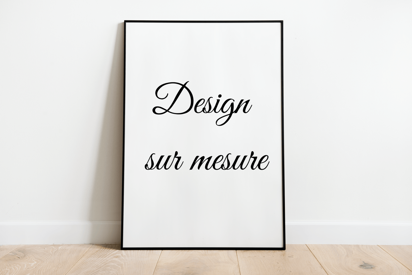 Affiche Baptême, anniversaire personnalisé design sur mesure - L’Atelier Personnalisé