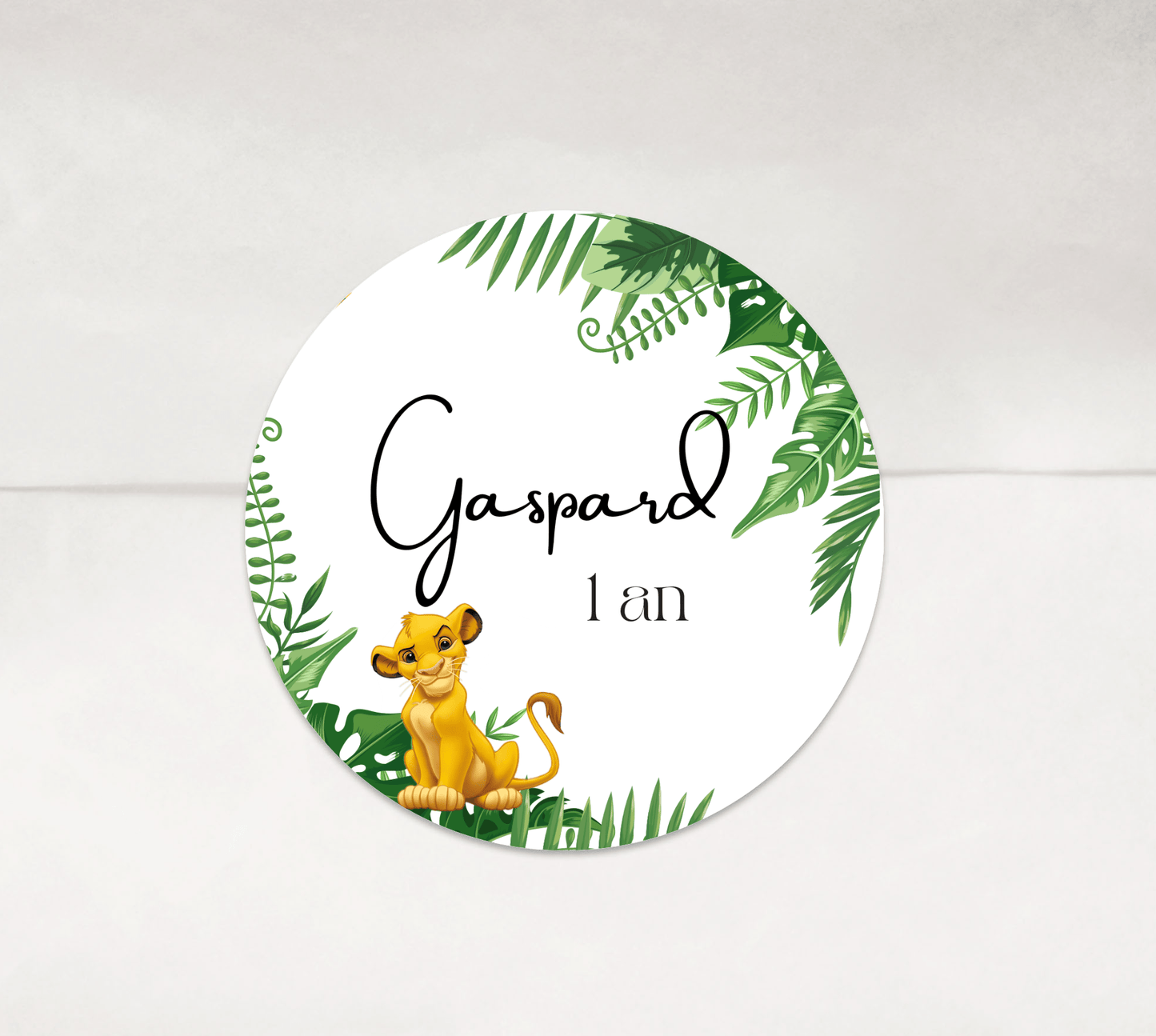 Stickers autocollant Simba Le Roi Lion - L’Atelier Personnalisé