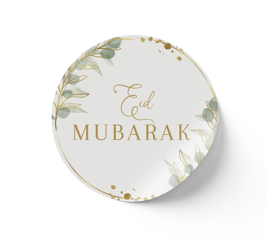 Stickers Eid Mubarak Floral - L’Atelier Personnalisé