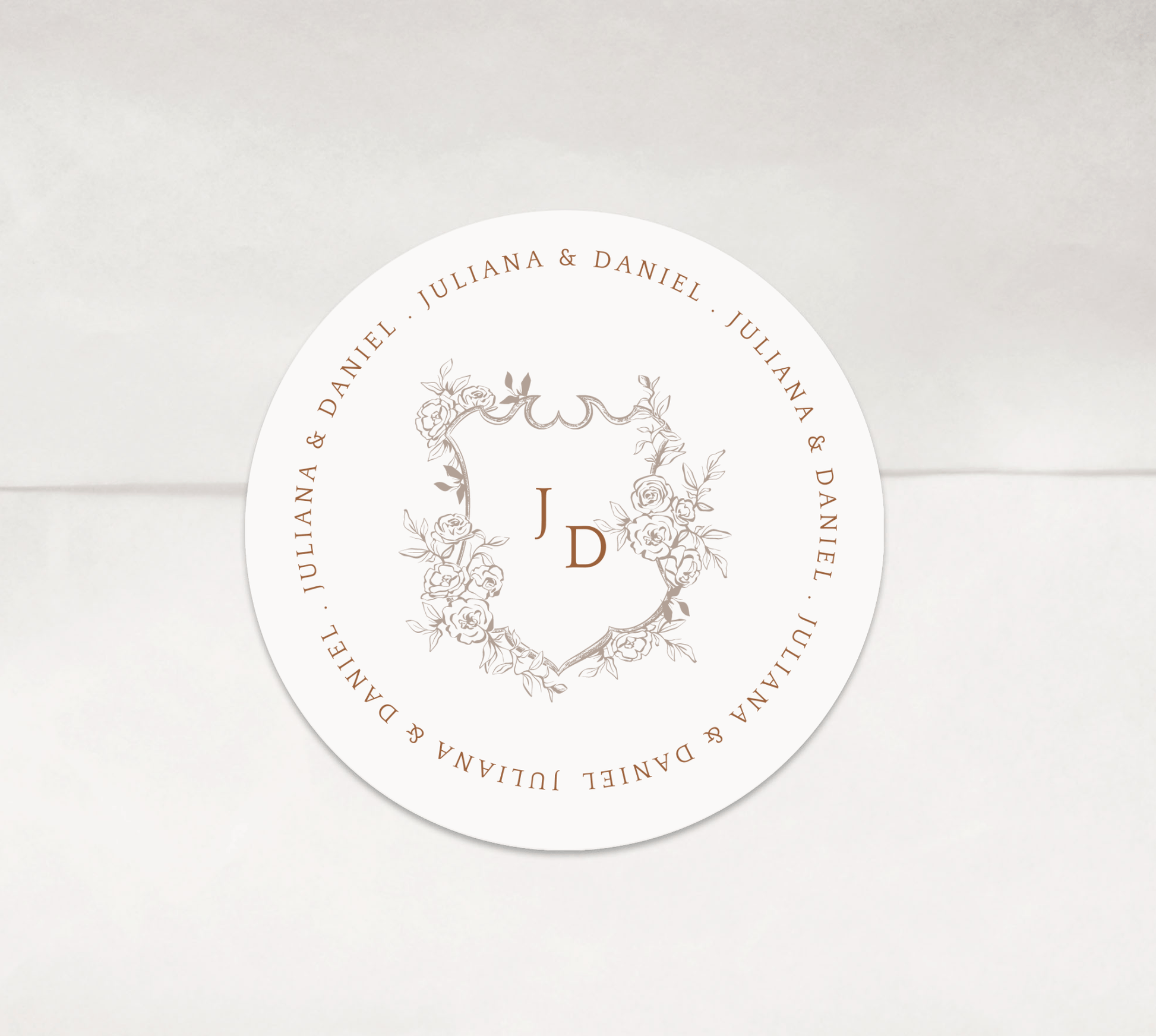 Stickers mariage Blason - L’Atelier Personnalisé