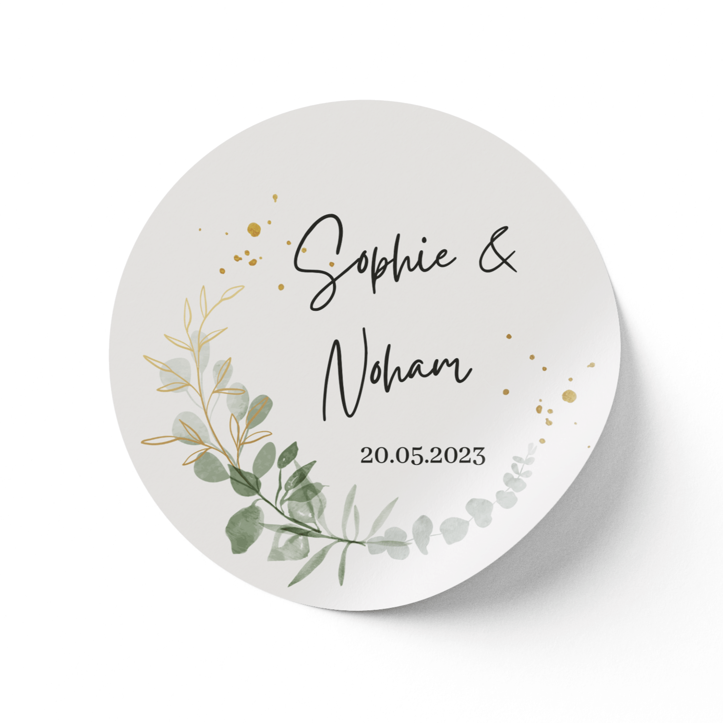 Stickers mariage Fleuri - L’Atelier Personnalisé