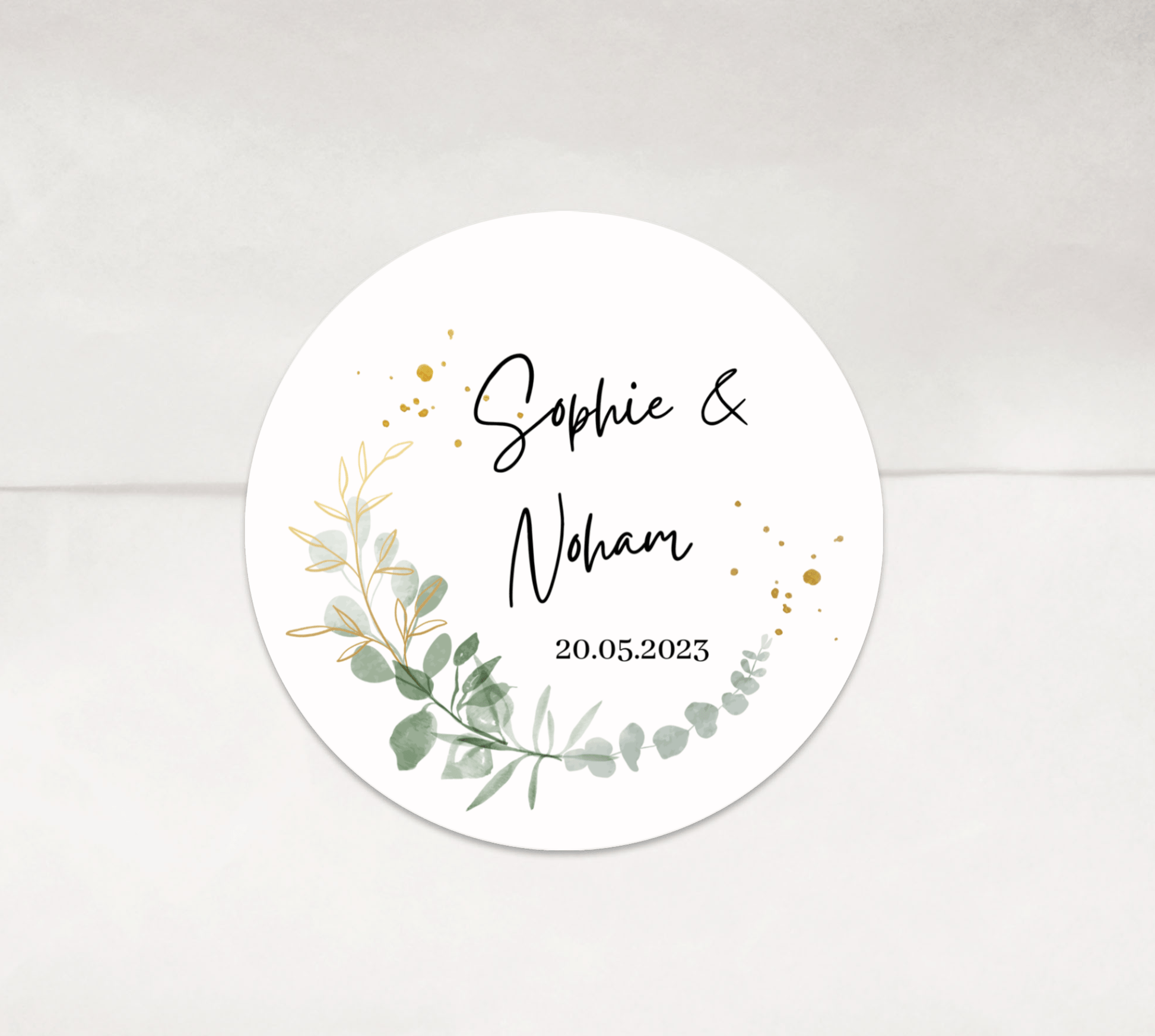 Stickers mariage Fleuri - L’Atelier Personnalisé